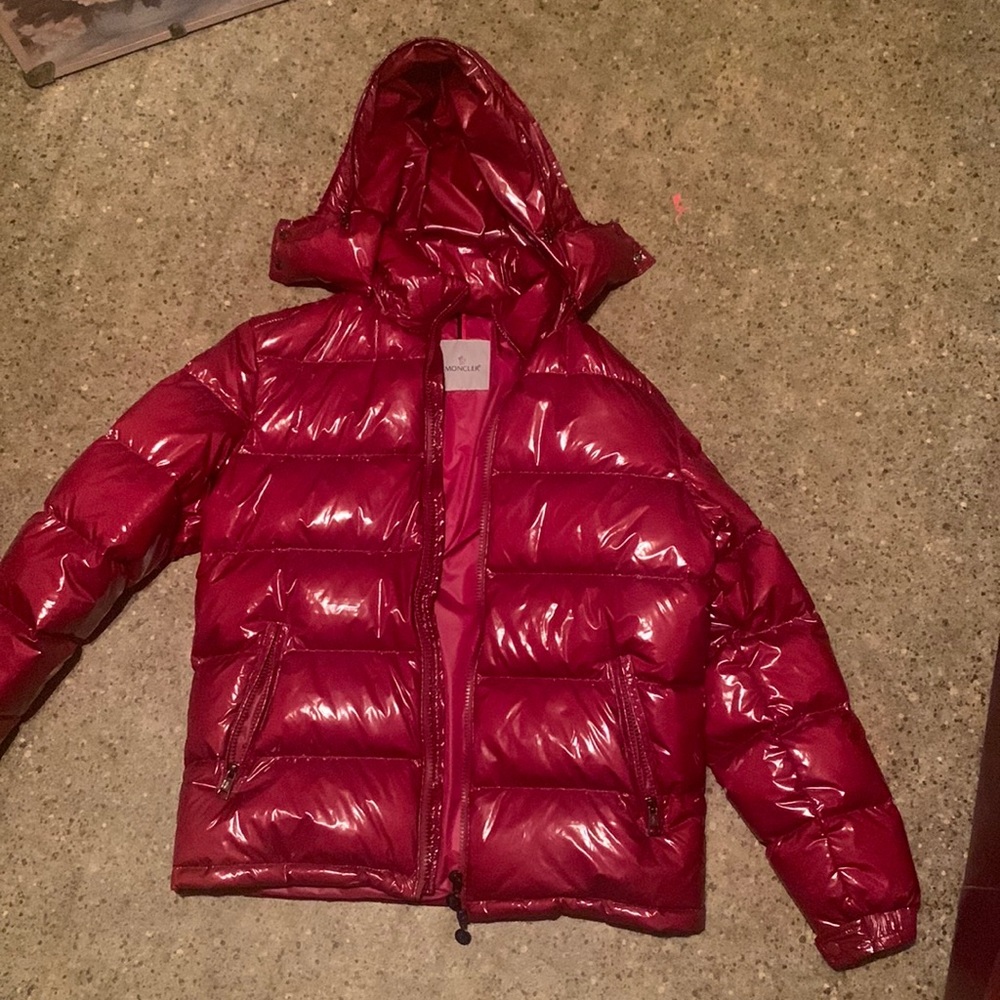 Red Moncler Jacket large